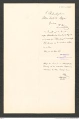 k.k. naturhistorisches Hofmuseum, Intendanzakten 1885-1896 (Hauer), Aktenzahl Z.351.a/1889, Seite 2